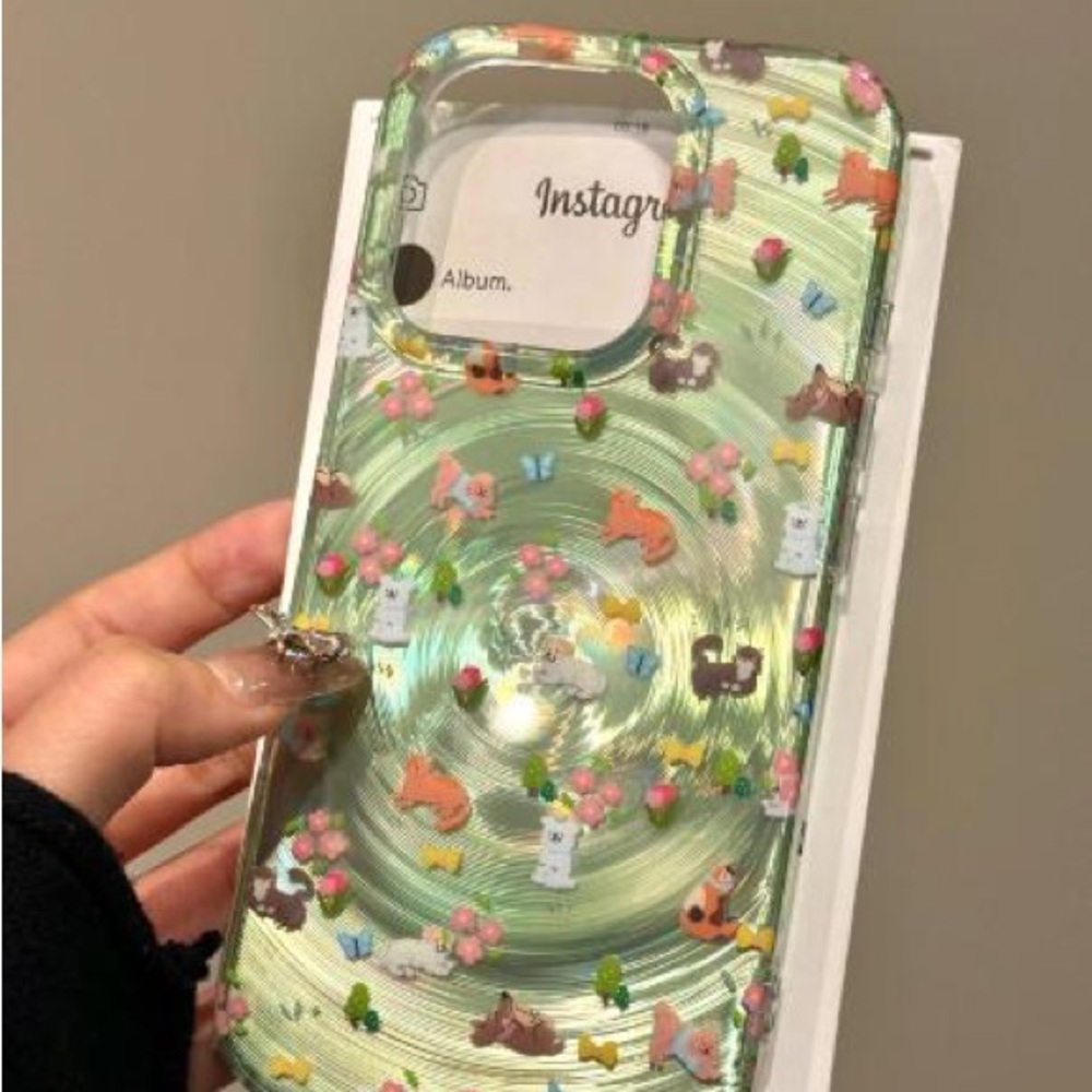 Decorative Green Phone Case